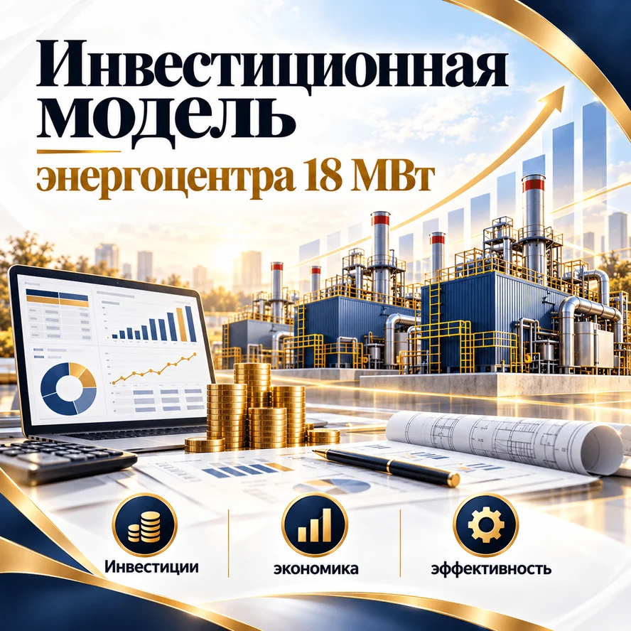 Инвестиционная модель энергоцентра 18 МВт