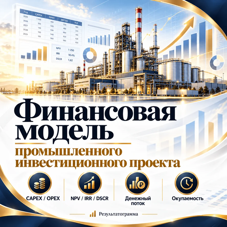 Финансовая модель промышленного инвестиционного проекта